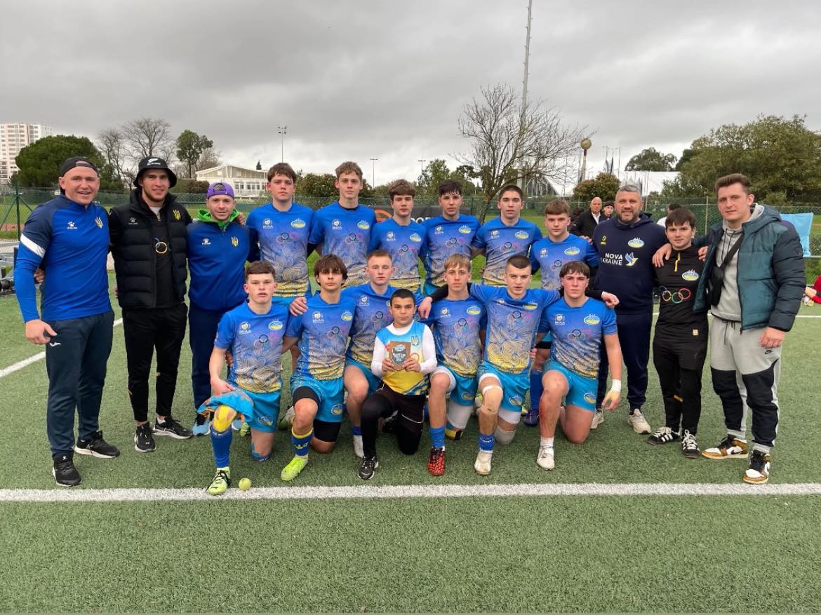 Юнацька збірна України U-16 з регбі-7 — переможці Plate Cup на міжнародному турнірі Junior 7s Lisbon