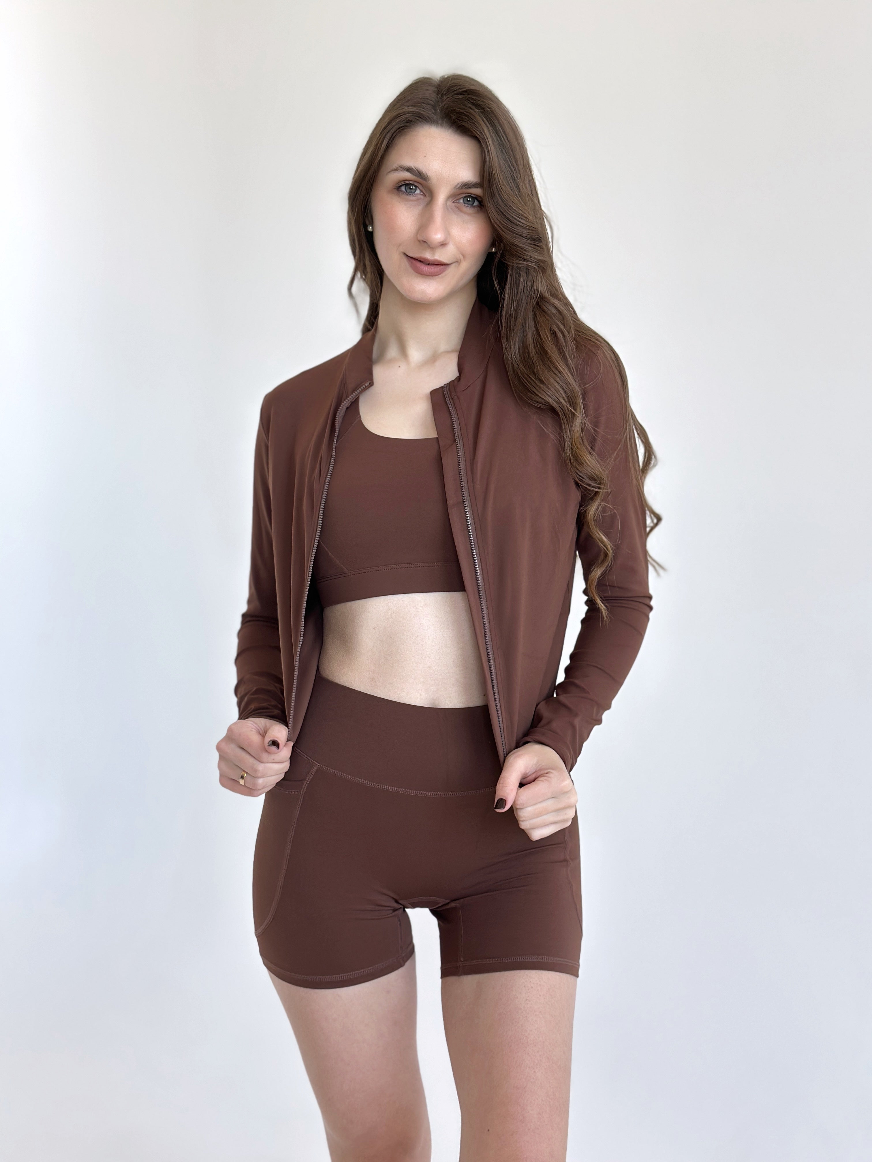 Комплект топ + кофта + велосипедки Gera 7106 7109 7110