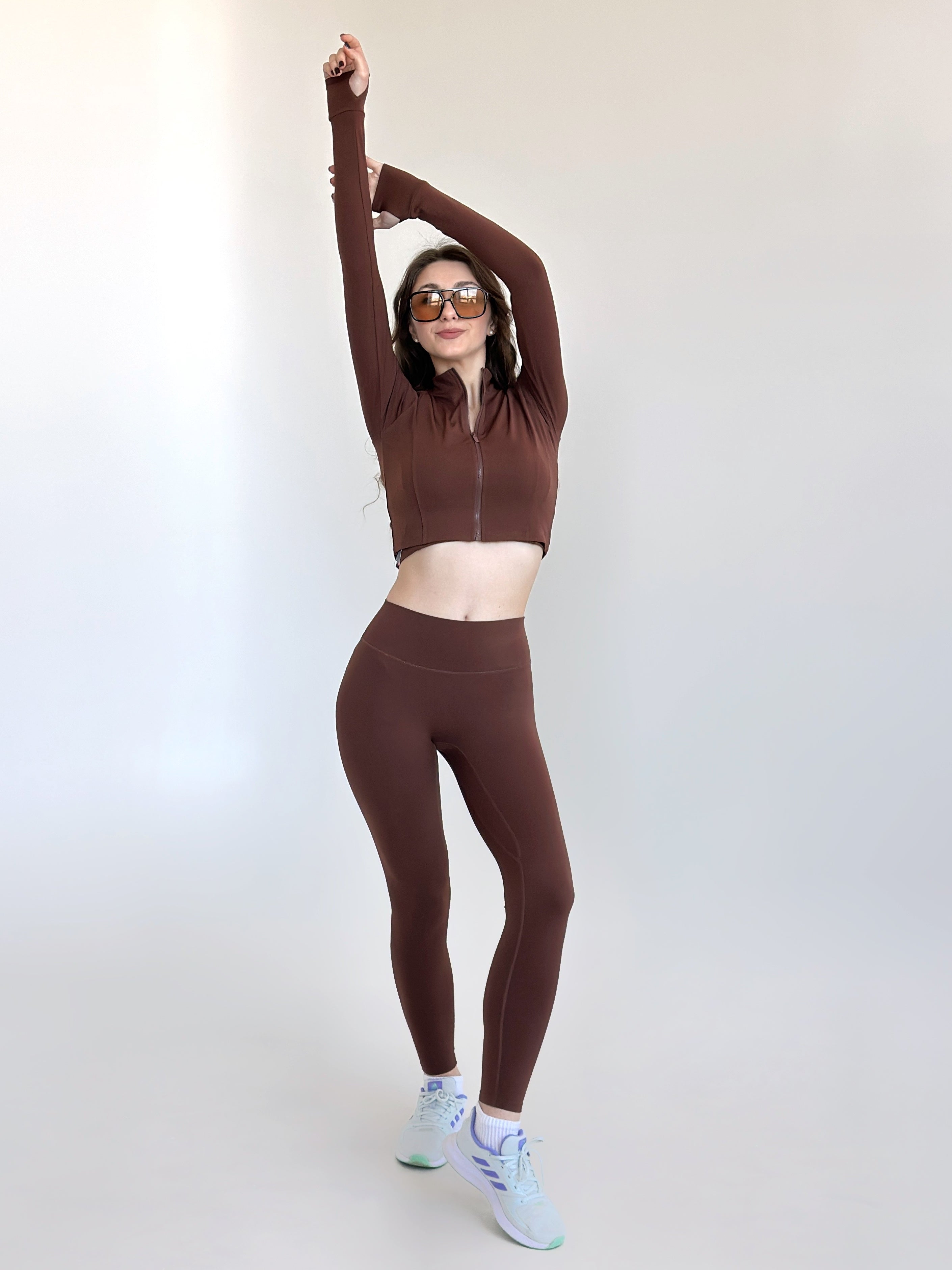 Комплект топ + кофта + легінси Gera 7128 7123 7100