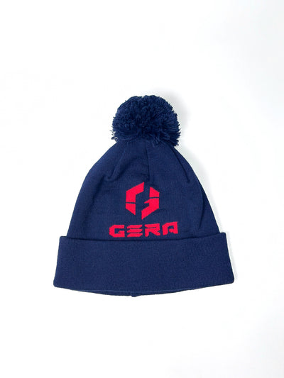 Шапка в'язана з помпоном Gera 1.05.1