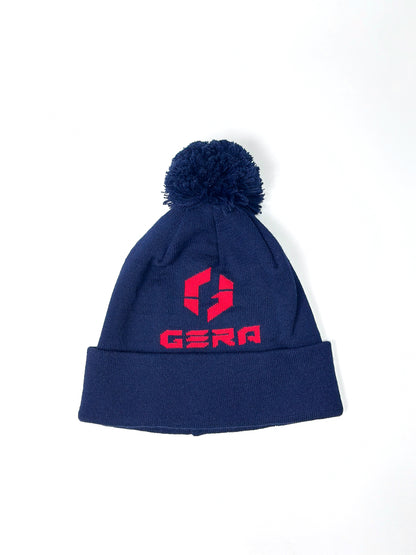 Шапка в'язана з помпоном Gera 1.05.1