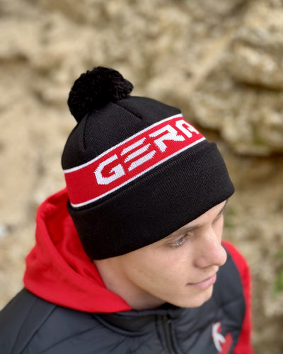 Шапка в'язана з помпоном Gera 1.05.0