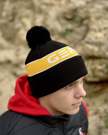 Шапка в'язана з помпоном Gera 1.05.0